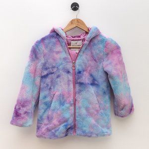 Urban Republic Girls Collection Unicorn Faux Fur Coat | Size 6X